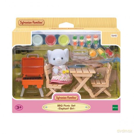 Sylvanian Families Piknik rodziny słoni zestaw z figurką 5640 [FIGURKA]