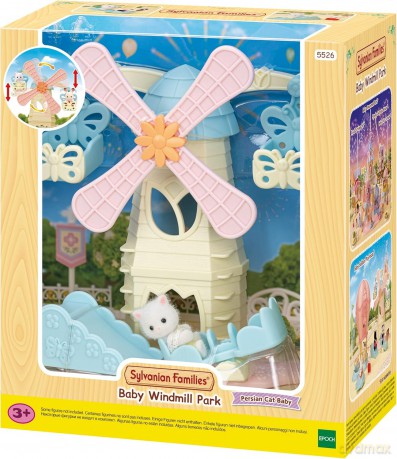 Sylvanian Families Wiatrak z karuzelą zestaw z figurką 5526 [FIGURKA]