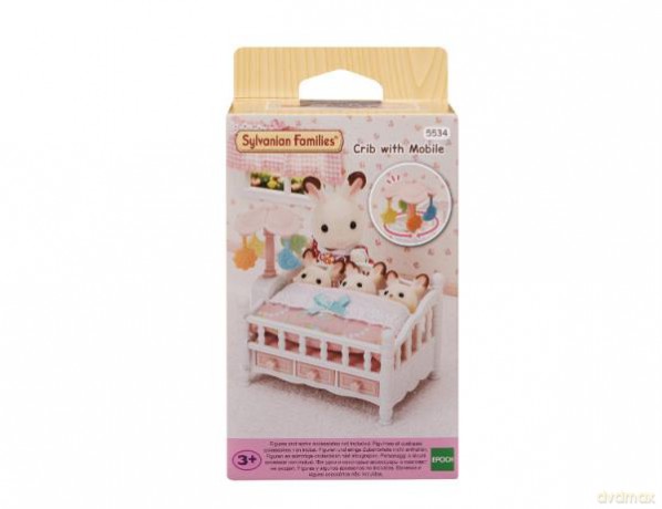 SYLVANIAN Łóżeczko z karuzelką 5534 [FIGURKA]