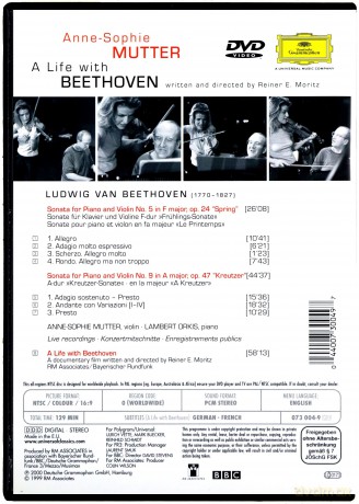 Anne Sophie Mutter: Beethoven [DVD]