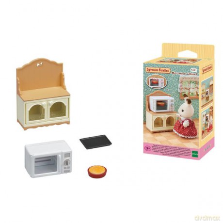 SYLVANIAN Szafka z kuchenką mikrofalową 05443 [FIGURKA]