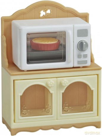 SYLVANIAN Szafka z kuchenką mikrofalową 05443 [FIGURKA]
