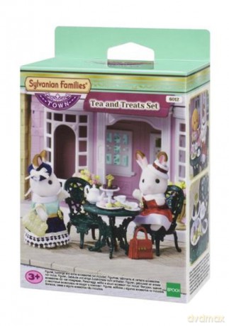 SYLVANIAN Zestaw do herbaty ze smakołykami 6012 [FIGURKA]