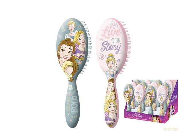 Szczotka do włosów 2 wzory Księżniczki Princess WD21641 Kids Euroswan