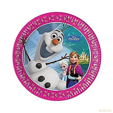 Talerzyki papierowe "Frozen" 20 cm, 8 szt. 84510