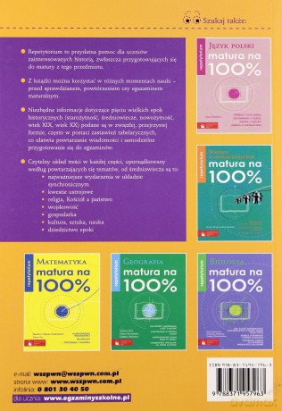 Historia Matura Na 100% Repetytorium [KSIĄŻKA]