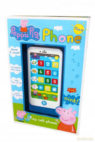 Telefon edukacyjny język polski Peppa