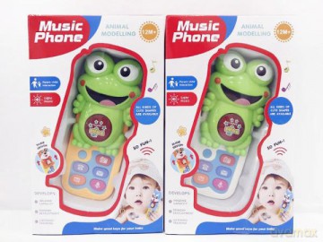 Telefon Żabka światło dźwięk BTEL2601 mix