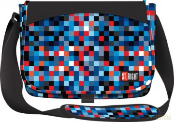 Torba na ramię Stright SB-01 Pixelmania blue Majewski