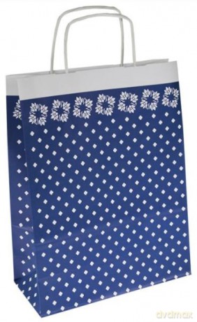 Torebka na prezenty5 OFFICE PRODUCTS papierowa 24x10x32 cm całoroczna