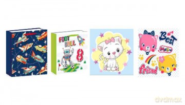 Torebka prezentowa JP 9171A SD25 30x42x25 cm szerokie dno mix