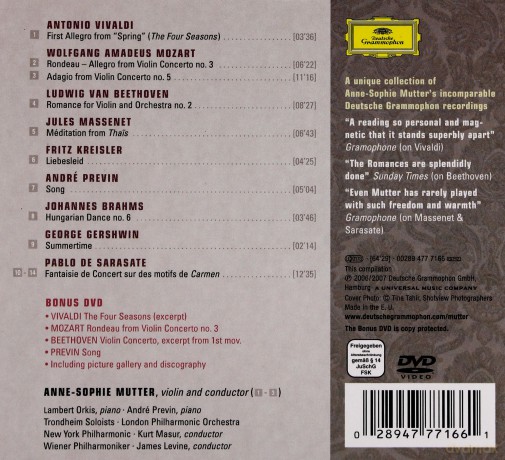 Anne Sophie Mutter: Simply Anne-Sophie [CD]+[DVD]