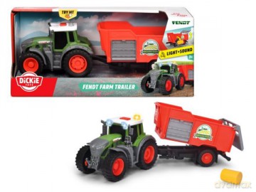 Traktor Fendt z przyczepą 26 cm FARM DICKIE