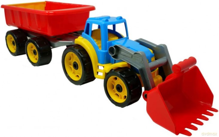 Traktor spychacz z przyczepą 3688 TechnoK mix