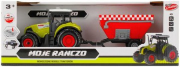 Traktor z akcesoriami baterie + oświetlenie Moje Ranczo 35x13x11 487466