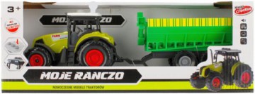 Traktor z akcesoriami baterie + oświetlenie Moje Ranczo 35x13x11 487468