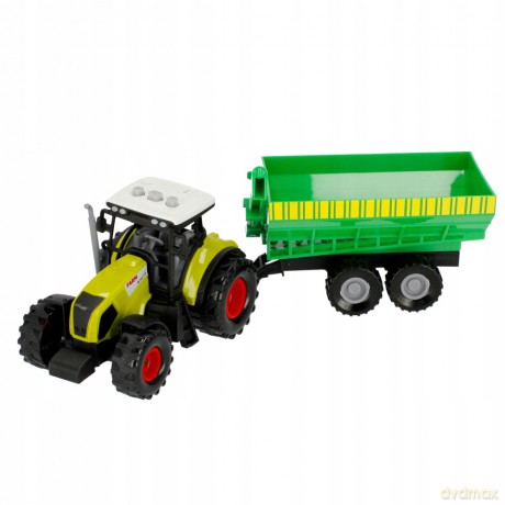 Traktor z akcesoriami baterie + oświetlenie Moje Ranczo 35x13x11 487468