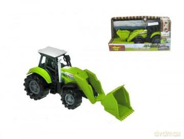 Traktor z osprzętem 15 cm światło dźwięk 550-2P