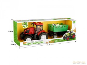 Traktor z przyczepą 33 cm śwaitło, dźwięk BA6208