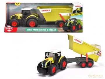 Traktor z przyczepą 64 cm CLAAS FARM DICKIE