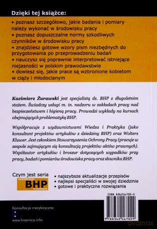 Vademecum Bhp W Praktyce Obowiązki Pracodawcy - Kazimierz Żurawski [KSIĄŻKA]