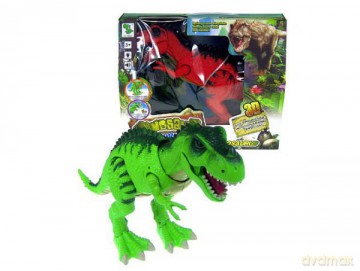 Tyranozaur chodzący projektor 41 cm 2 kolory 1010A [FIGURKA]