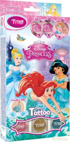 TYTOO Tatuaże brokatowe Princess 01225
