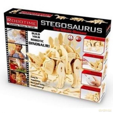 Ukł.drewn. Stegosaurus sterowany. [KLOCKI]