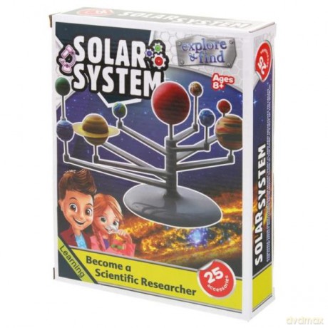 Układ słoneczny 3D Planety Zrób to sam.