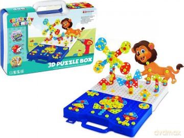 Układanka 3D w walizce 541696 [KLOCKI]