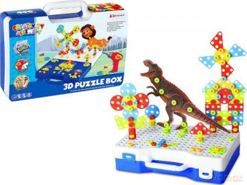Układanka 3D w walizce 541702 [KLOCKI]