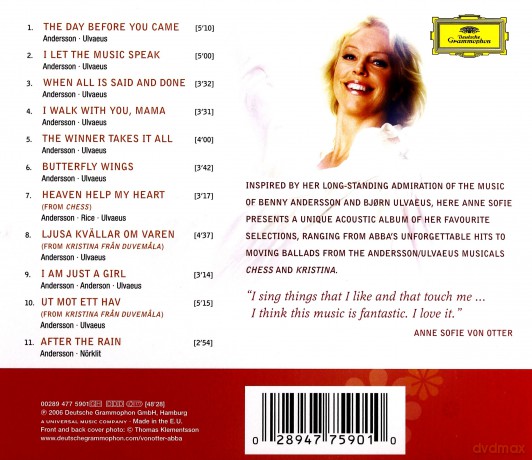 Anne Sophie Von Otter: I Let The Music Speak [CD]