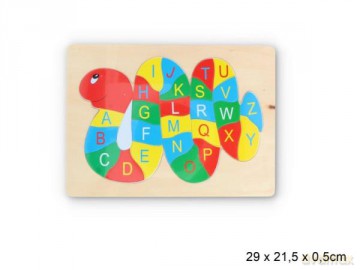 Układanka drewniana Wąż Z6640 [KLOCKI]