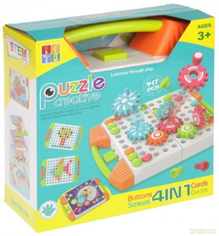 Układanka mozaika, śrubki 472140 [PUZZLE]