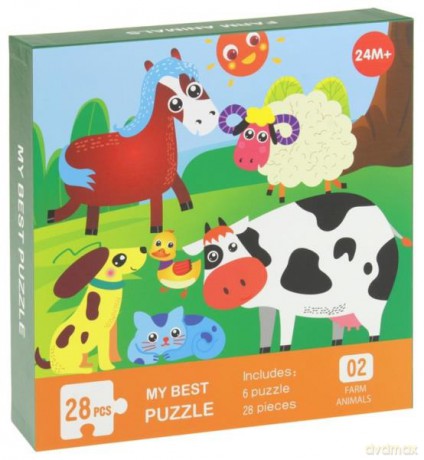 Układanka puzzle drewniane 504363 mix [PUZZLE]