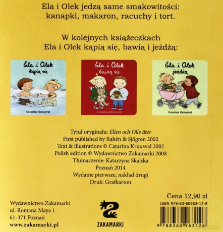 Ela I Olek Jedzą - Catarina Kruusval [KSIĄŻKA]