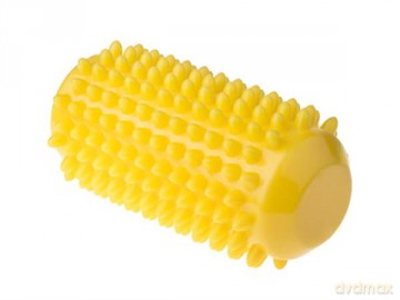 Wałek do masażu 12,8 cm żółty 425