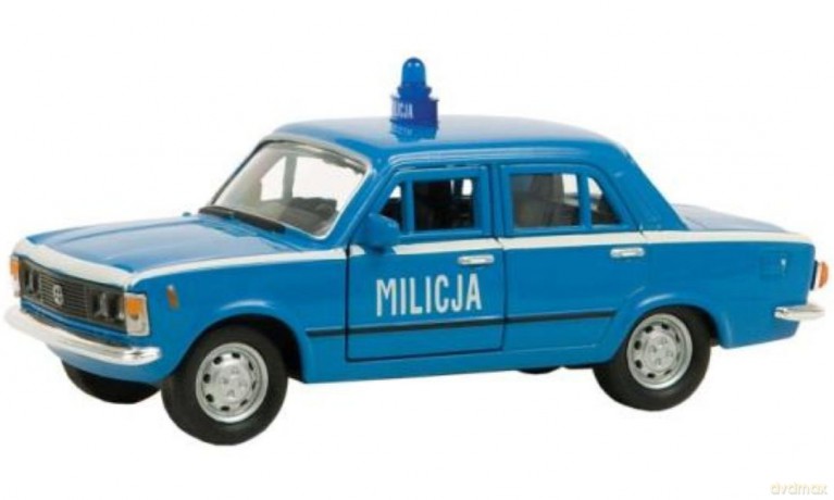 WELLY Auto model 1:34 Fiat 125P MILICJA