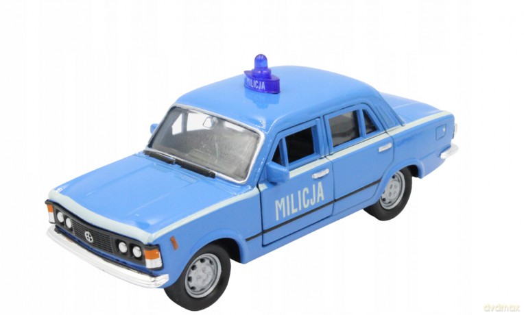 WELLY Auto model 1:34 Fiat 125P MILICJA