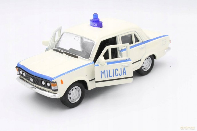 WELLY Auto model 1:34 Fiat 125P MILICJA