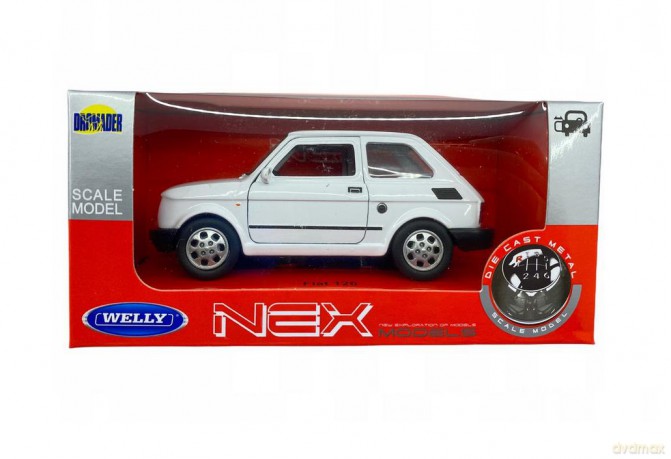 WELLY Auto model 1:34 Fiat 126 Maluch
