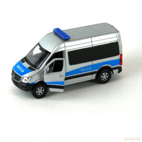 WELLY Auto model 1:34 Mercedes-Benz Sprinter Panel Van POLICJA