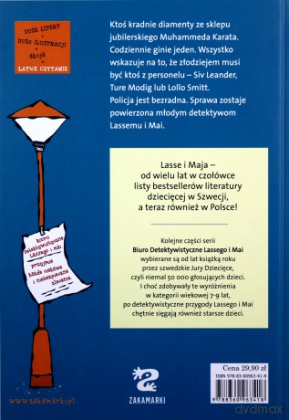 Biuro detektywistyczne Lassego i Mai (Tom 1) - Tajemnica Diamentów - Martin Widmark, Helena Willis [KSIĄŻKA]