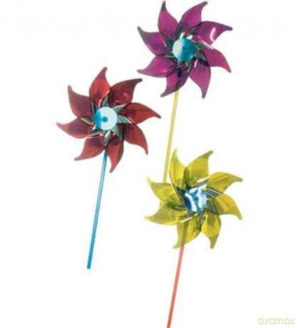 Wiatrak 16 cm metalik p72 3607 mix.
