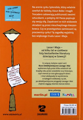 Biuro detektywistyczne Lassego i Mai (Tom 3) - Tajemnica Cyrku - Martin Widmark, Helena Willis [KSIĄŻKA]