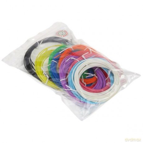 Wkład Długopis 3D Pen 10 szt w zestawie Filament PCL 5m/1,75mm