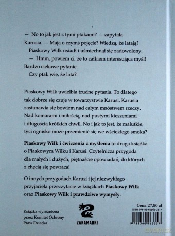 Piaskowy Wilk I Ćwiczenia Z Myślenia (twarda) - Asa Lind [KSIĄŻKA]
