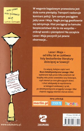 Biuro detektywistyczne Lassego i Mai (Tom 7) - Tajemnica Pociągu - Martin Widmark, Helena Willis [KSIĄŻKA]