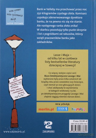 Biuro detektywistyczne Lassego i Mai (Tom 10) - Tajemnica Złota - Martin Widmark, Helena Willis [KSIĄŻKA]