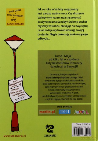 Biuro detektywistyczne Lassego i Mai (Tom 14) - Tajemnica Meczu - Martin Widmark, Helena Willis [KSIĄŻKA]